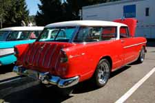 Original Gypsy Red (596) Paint Looks Great on 1955 Chevy Nomad Station Wagon